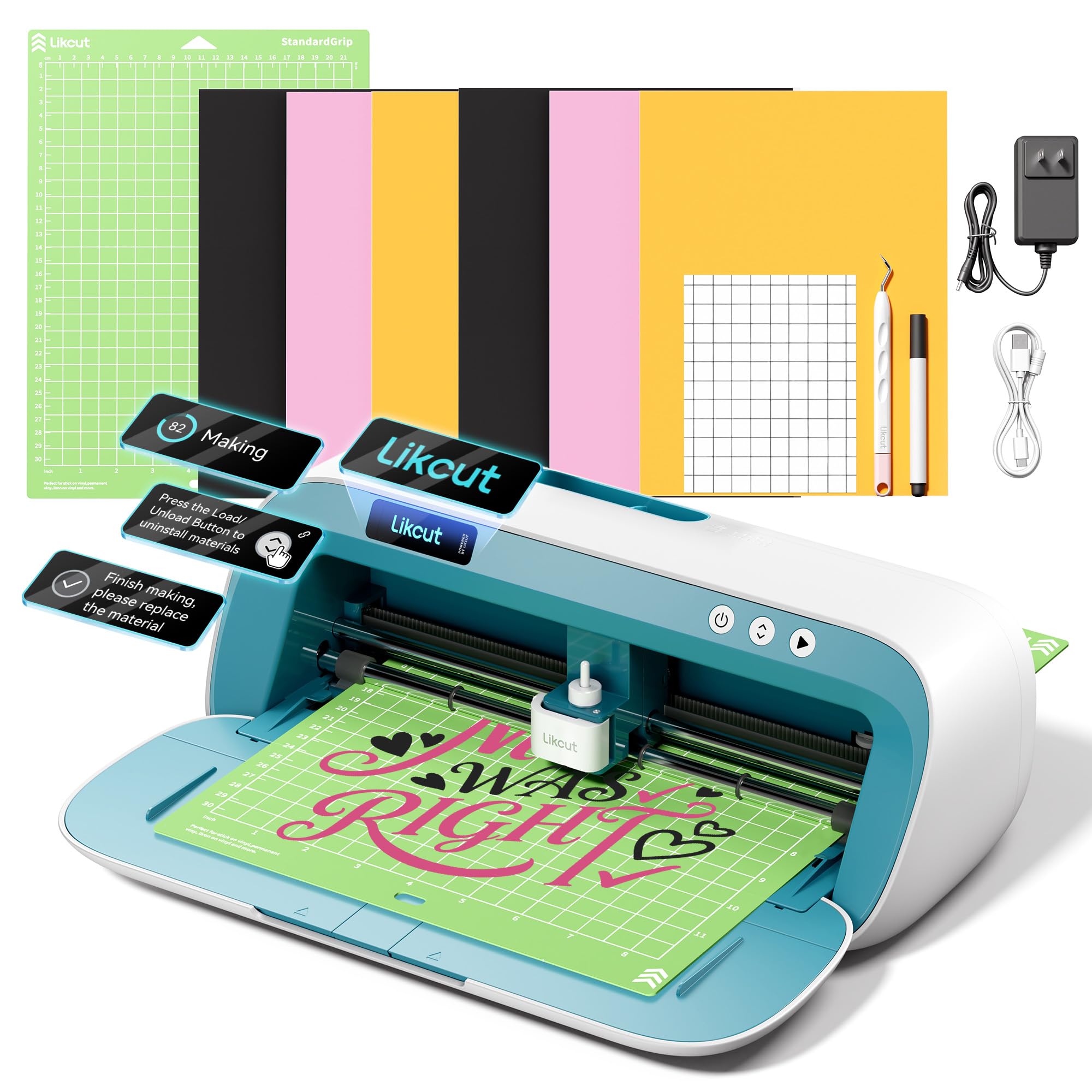 Vinyl Cutter Plotter - Likcut S41 Vinyl Cutter Plotter with