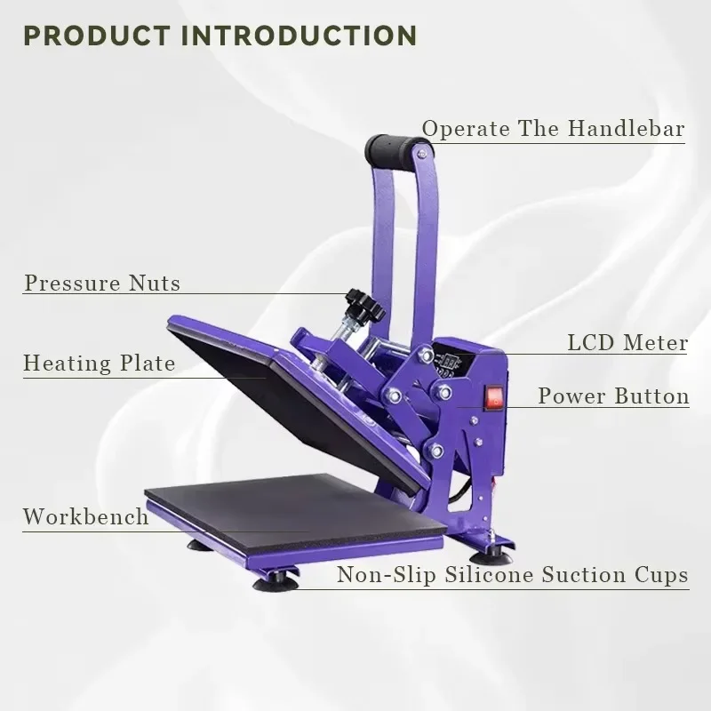 8-in-1 Heat Press Machine Supe - огляд і ціна Commercial Grade Printing Press