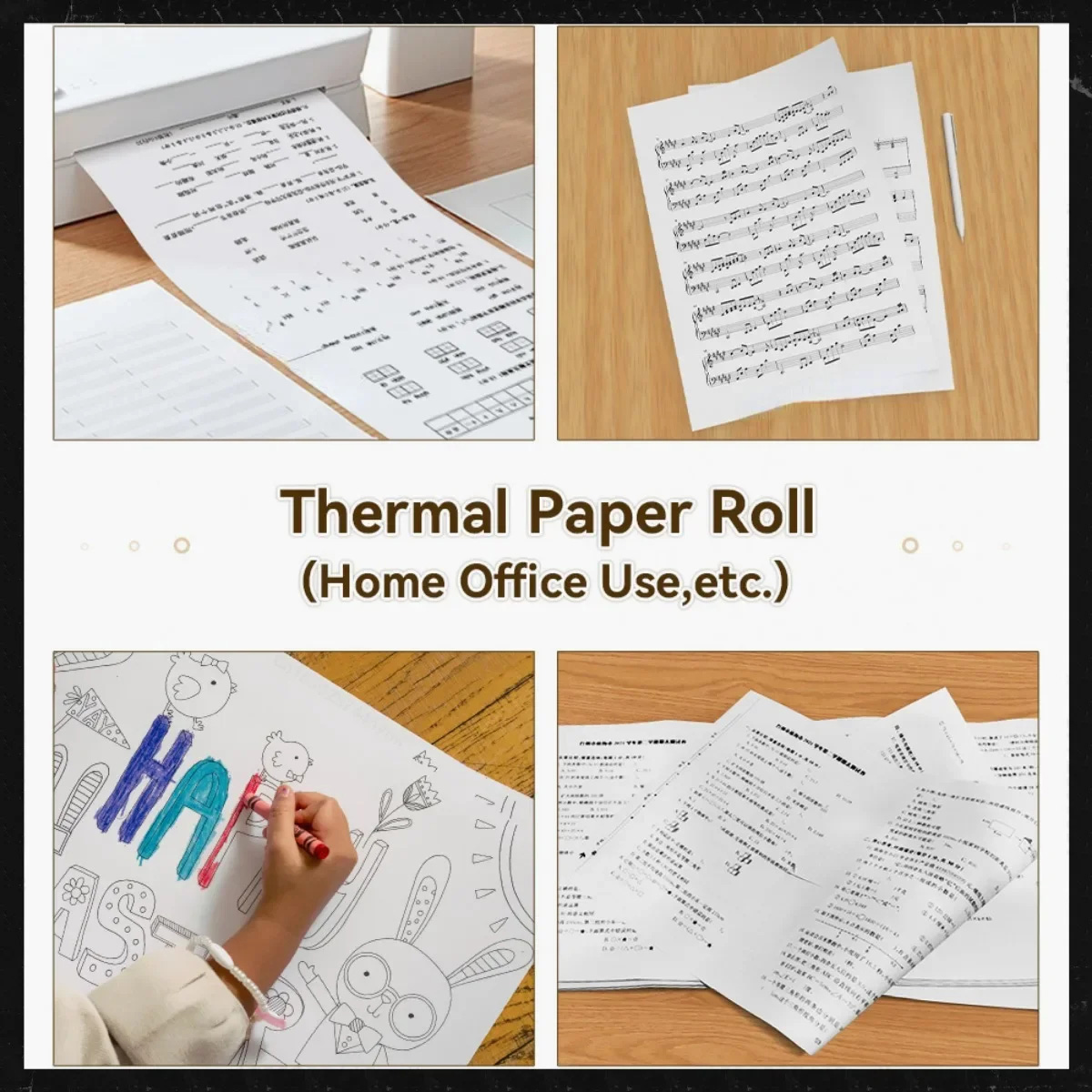 A4 Thermal Paper Rolls 1/2/4/1 - огляд і ціна Commercial Document Printing