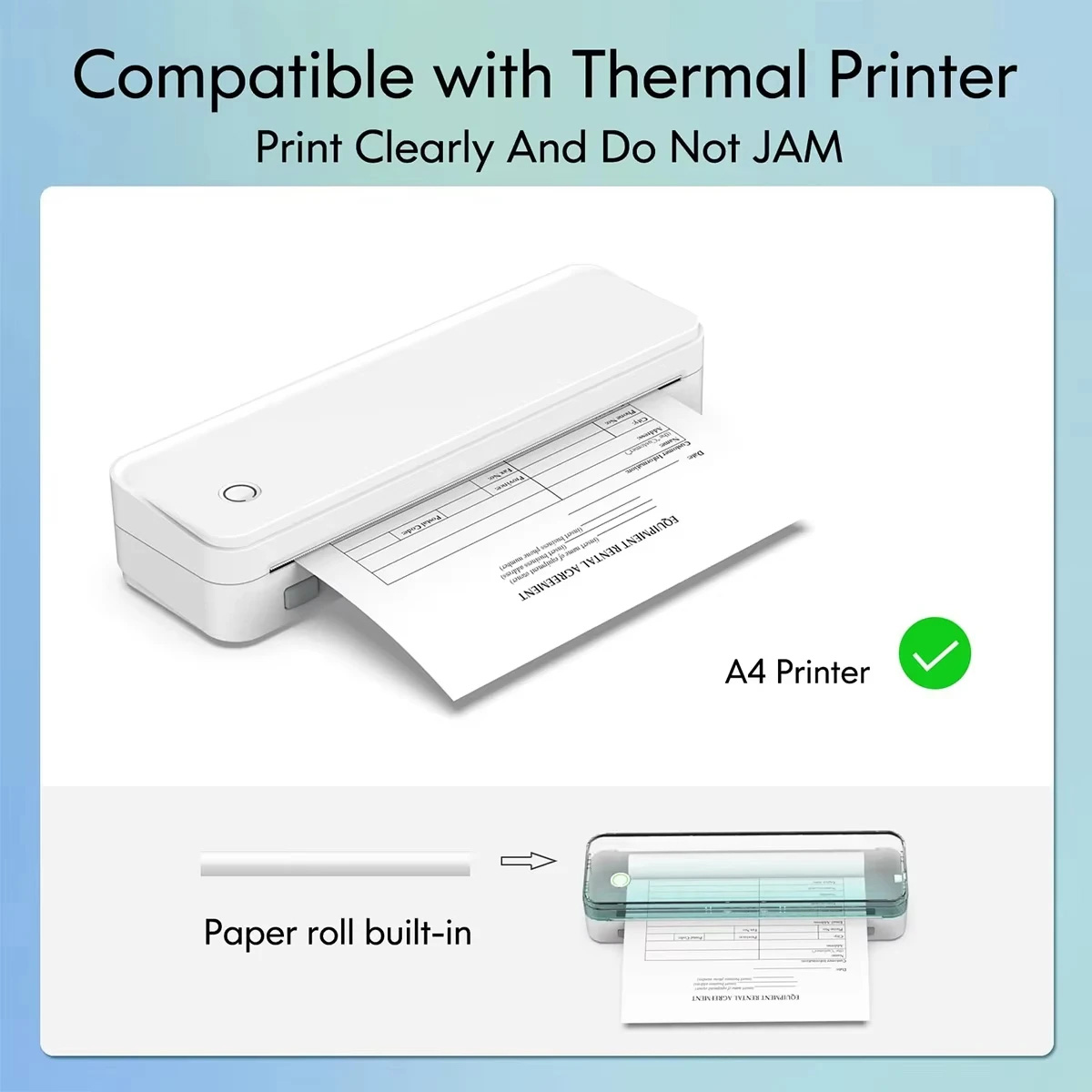 A4 Thermal Paper Rolls 1/2/4/1 - огляд і ціна Commercial Document Printing