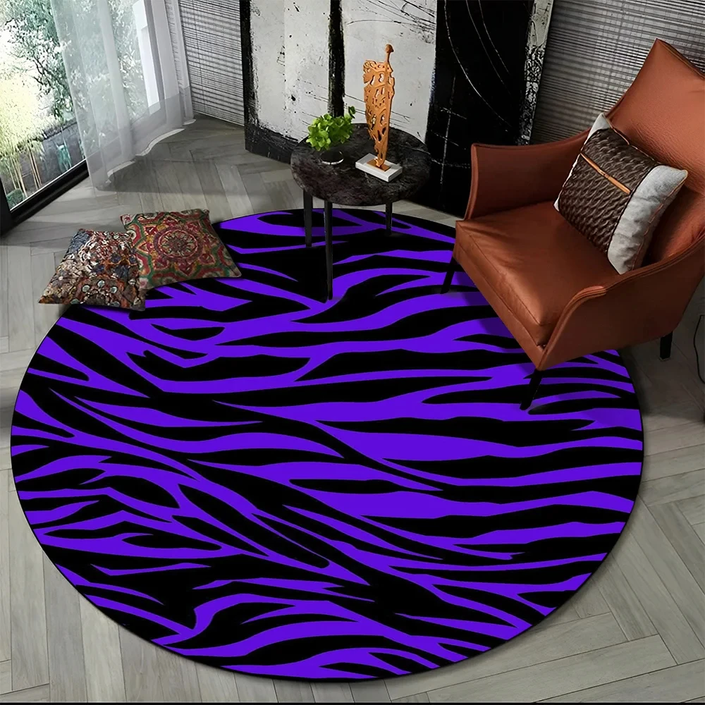 Pink Zebra Stripe Print Round  - огляд і ціна Commercial Printing Machine