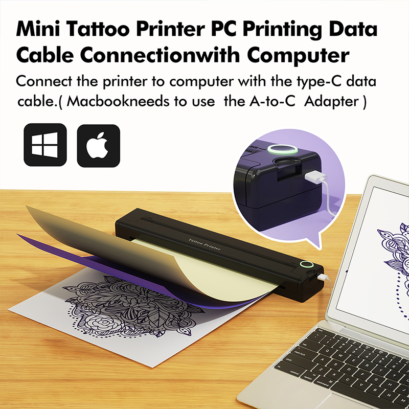 A4 Mini Portable Printer Wirel - огляд і ціна Commercial Document Printing