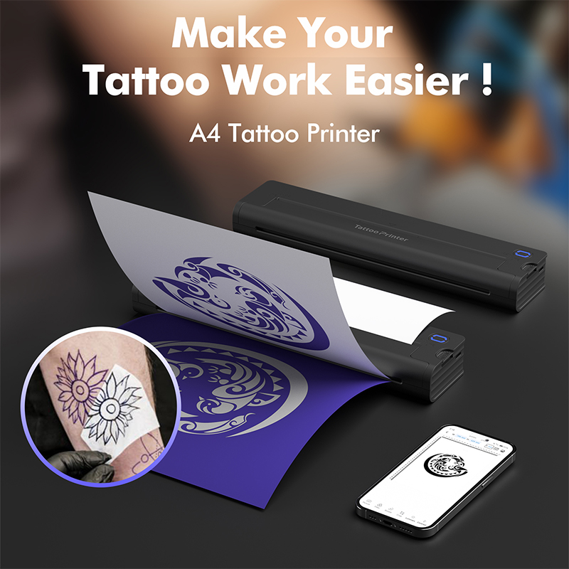 A4 Mini Portable Printer Wirel - огляд і ціна Commercial Document Printing